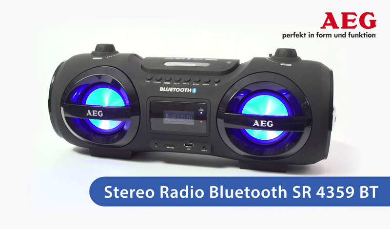 Standbild Produktfilm AEG Bluetooth-Radio